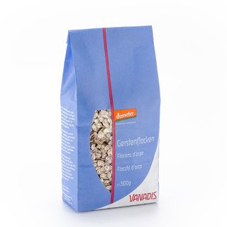 Vanadis Gerstenflocken grob, Demeter 500g