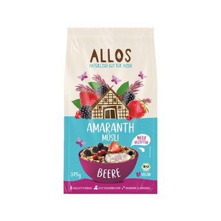 Allos Amaranth Müsli Beeren, EU Bio 375g