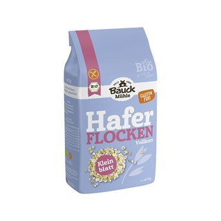 Bauck Mühle Haferflocken Kleinblatt, glutenfrei, EU Bio 475g