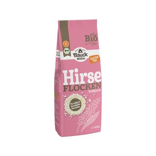 Bauck Mühle Hirseflocken, glutenfrei, EU Bio 500g