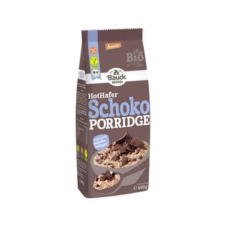 Bauck Mühle Hot Hafer Schoko Porridge glutenfrei, Demeter 400g