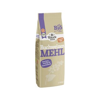 Bauck Mühle Buchweizenmehl Vollkorn glutenfrei, EU Bio 500g