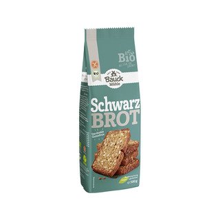 Bauck Mühle Brotbackmischung "Schwarzbrot", glutenfrei, EU Bio 500g