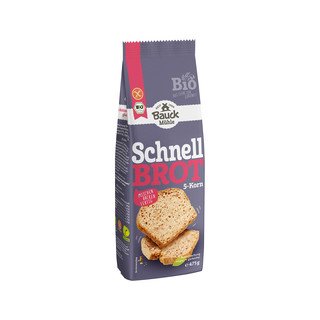 Bauck Mühle Schnellbrot 5-Korn, EU Bio 475g