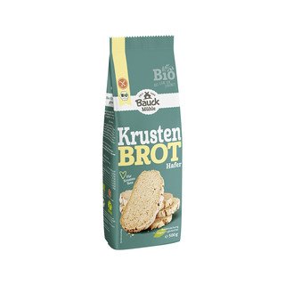Bauck Mühle Krustenbrot, Hafer, glutenfrei, EU Bio 500g