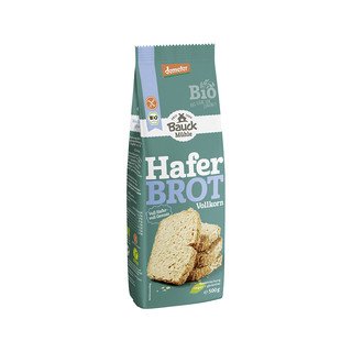 Bauck Mühle Brotbackmischung "'Haferbrot"', glutenfrei, Demeter 500g