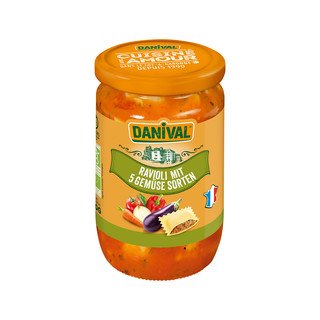 Danival Ravioli mit Gemüse, EU Bio 670g