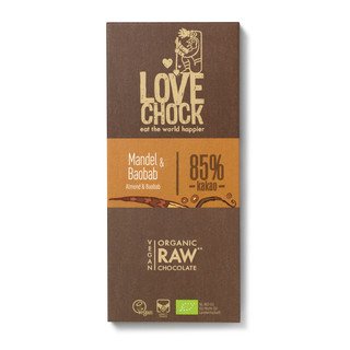 lovechock Mandel & Baobab Schokolade, EU Bio 70g