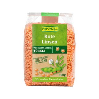 Rapunzel Linsen rot, EU Bio 500g