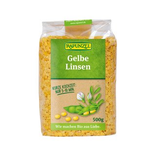 Rapunzel Linsen gelb, EU Bio 500g