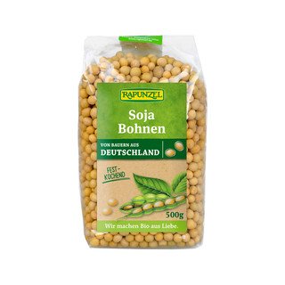 Rapunzel Sojabohnen gelb aus Deutschland, EU Bio 500g