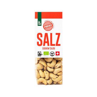 Pakka Cashew mit Meersalz, EU Bio / FLO-Fairtrade 100g
