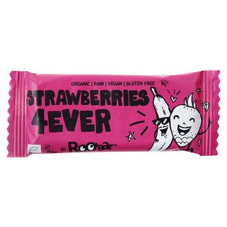 Roobar Rohkostriegel Strawberries 4ever, EU Bio 30g