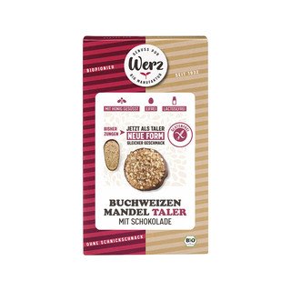 Werz Buchweizen-Mandel-Taler glutenfrei, EU Bio 150g
