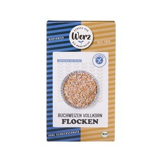 Werz Vollkorn Buchweizen Flocken glutenfrei, EU Bio 250g