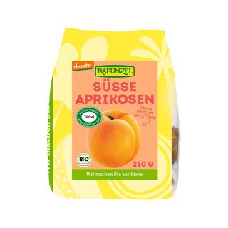 Rapunzel Aprikosen süss, ganz, Demeter 250g