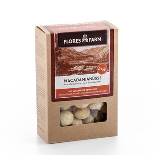 Flores Farm Macadamia Nüsse Premium, EU Bio 75g