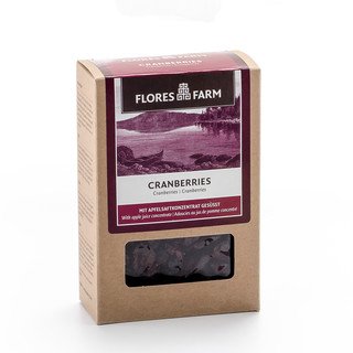 Flores Farm Cranberries, EU Bio 100g