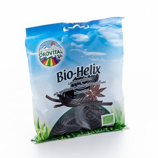 Ökovital Helix-Lakritzschnecken-Fuchtgummi, EU Bio 80g