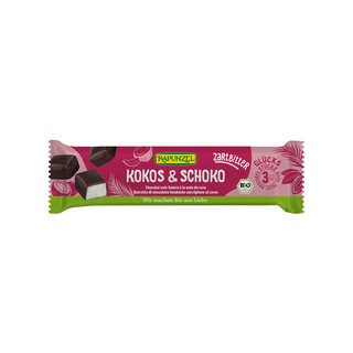 Rapunzel Kokos-Happen Zartbitter, EU Bio 50g