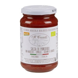 Il Cerreto Salsa di pomodoro basilico-cipolle-sedano e carote, Demeter 340g