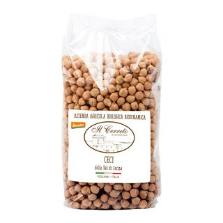 Il Cerreto Kichererbsen aus der Toscana, Demeter 400g