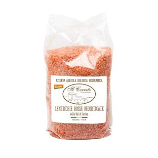 Il Cerreto Rote Linsen, Demeter 400g