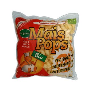 Laatupaakari's Mais Pops glutenfrei, EU Bio 65g