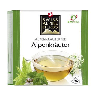 Swiss Alpine Herbs Alpenkräuter, Kräutertee, Bio Knospe Schweiz 1kg