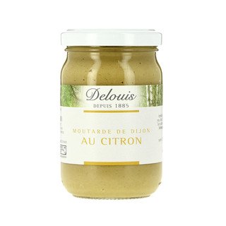 Delouis Senf mit Zitrone, EU Bio 200ml