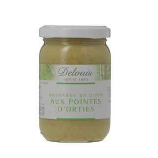 Delouis Senf mit Brennnesselspitzen, EU Bio 200ml