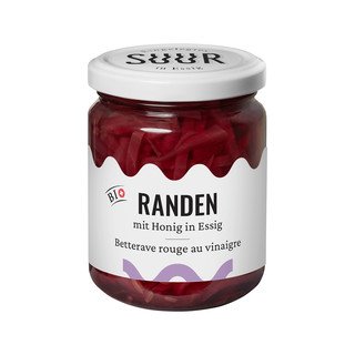 Suur Randen mit Honig in Rotweinessig, CH Bio 255ml