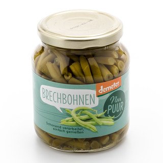 Nur Puur Brechbohnen, Demeter 340ml