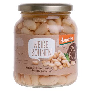 Nur Puur Weisse Bohnen, Demeter 350ml