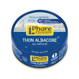 Phare d'Eckmühl Thunfisch Albacore nature, ohne Zertifizierung 160ml