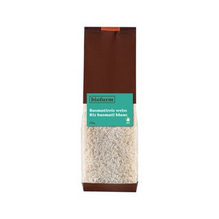 Biofarm Basmatireis weiss, Bio Knospe 500g