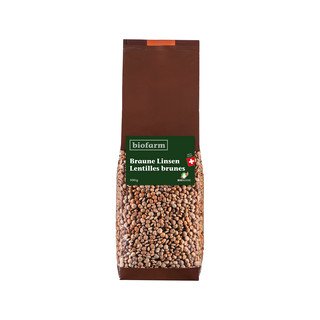 Biofarm Berglinsen (braun), Bio Knospe Schweiz 500g