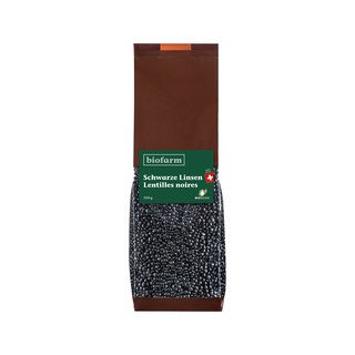 Biofarm Schwarze Linsen Beluga, Bio Knospe Schweiz 500g
