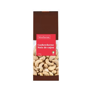 Biofarm Cashewkerne, Bio Knospe 150g