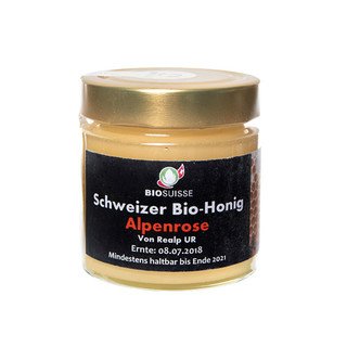 Biofarm Alpenrosenhonig, Bio Knospe Schweiz 250g