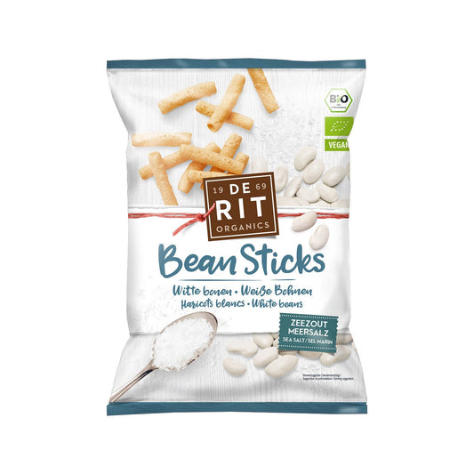 De Rit Bean Sticks - Weisse Bohnen mit Meersalz, EU Bio 75g
