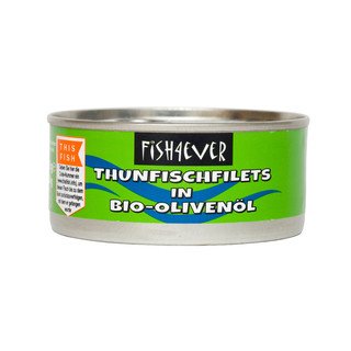 Fish4Ever Thunfischfilets in Olivenöl, Naturland 160g