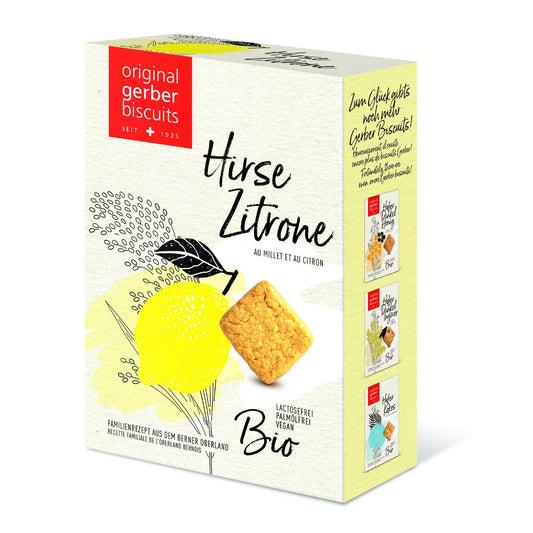 GERBER Hirse Zitrone Biscuits Bio 160 g