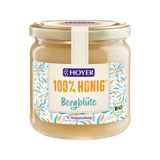 Hoyer Bergblütenhonig feincremig, EU Bio 500g