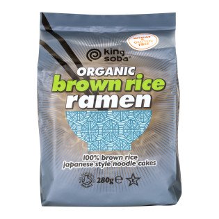 King Soba Brauner Reis Ramen, EU Bio 280g