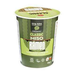 King Soba Classic Miso Ramen Cup, EU Bio 85g