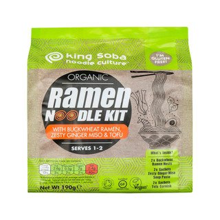 King Soba Ramen Noodle Kit Buchweizen, EU Bio 190g