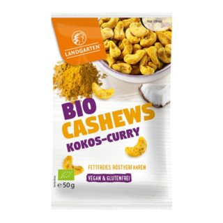 Landgarten Cashews Kokos-Curry, EU Bio 50g