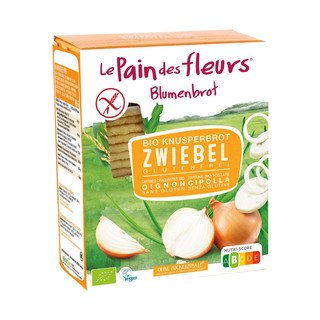 Le Pain des Fleurs Blumenbrot Apéro Zwiebeln, EU Bio 150g
