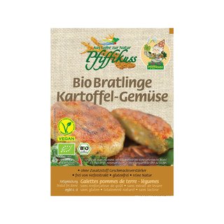 Pfiffikuss Bratlinge Kartoffel-Gemüse, EU Bio 110g